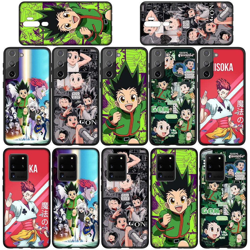 for Samsung Galaxy S25 S24 S23 iPhone 17 16 15 Xiaomi Redmi Note 14 13 12 11 Plus Pro Max XR Case Gon Freecss Hunter X Hunter Killua OPPO Huawei Cover