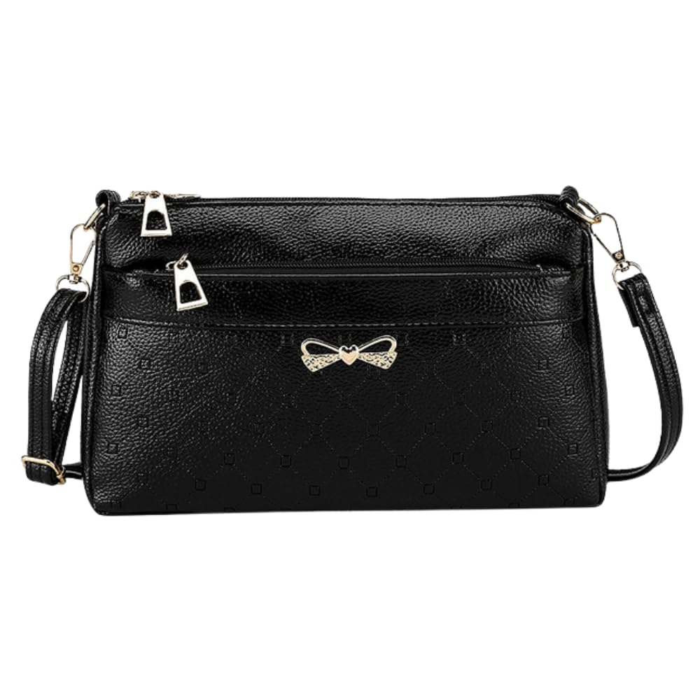 ORIJIRI Shoulder Large Small Cute PU Mini Shoulder Bag Women's Bag, Capacity, Wallet, Handbag, Leather, 3-Way