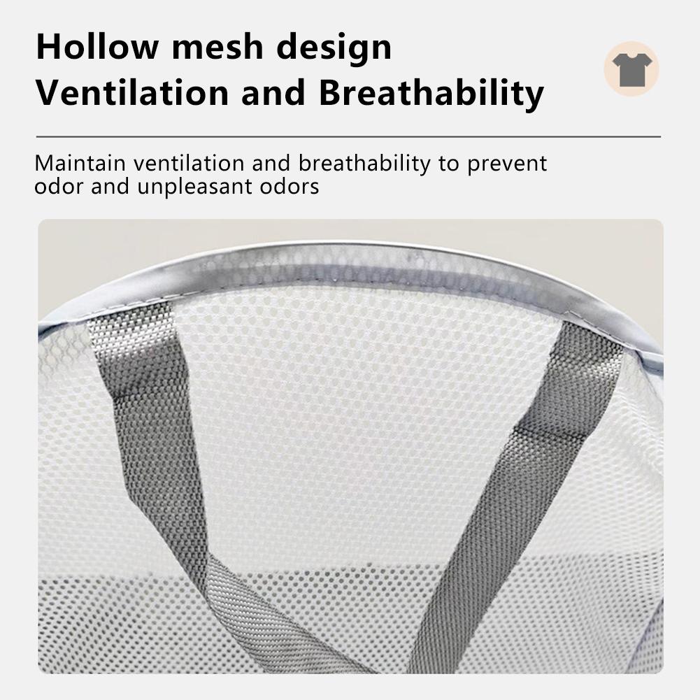 Складная корзина для белья, органайзер для грязной одежды, сетчатая сумка для хранения одежды в ванной, бытовая настенная корзина, каркас