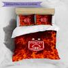 Nottingham Forest Football Printed 3 Pieces Bedding Set, Comfortable Skin Friendly Bedroom Duvet Cover Set