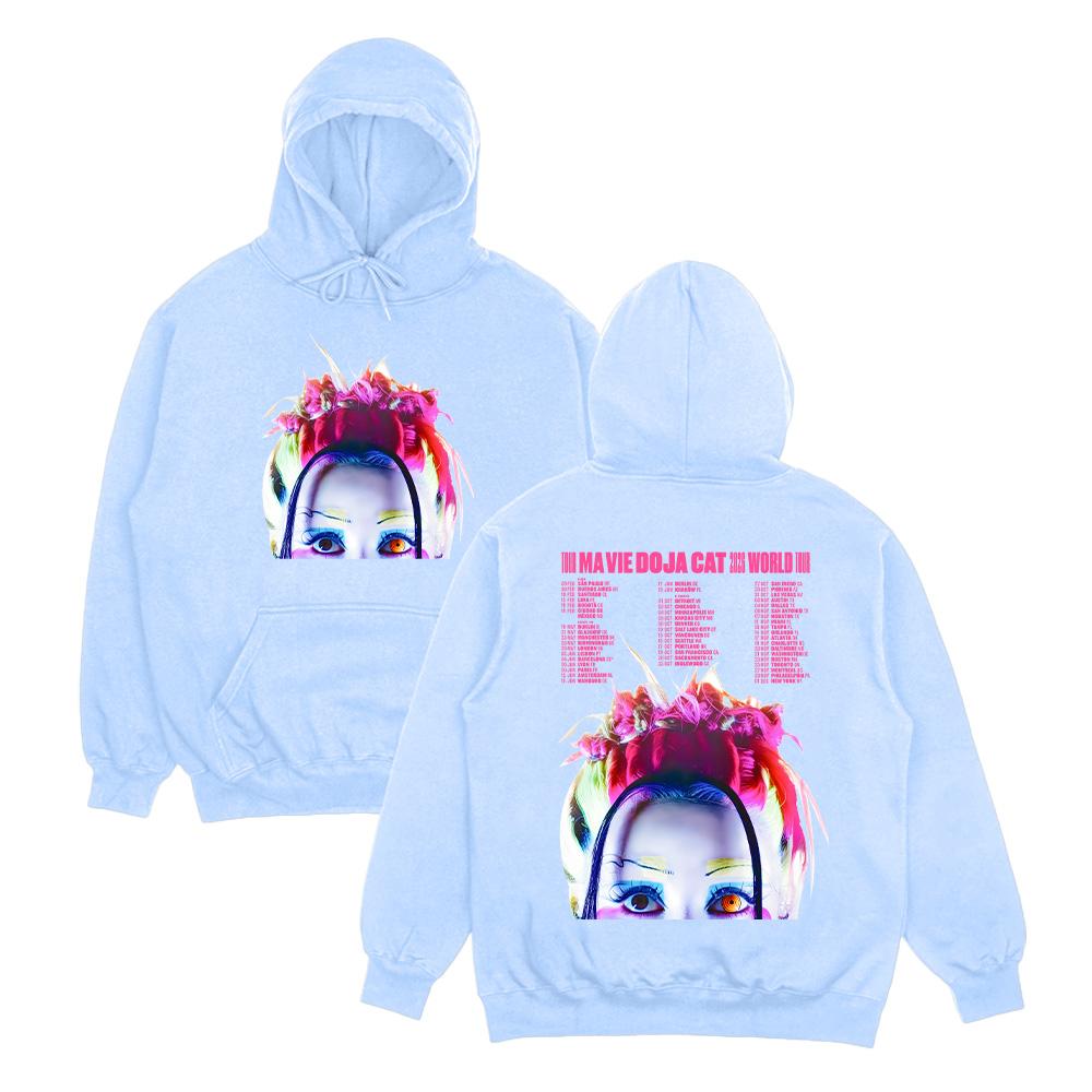 Хип-хоп худи в стиле Y2k Doja Cat Мировой тур 2026 Пуловеры Повседневная свободная унисекс одежда Модная универсальная толстовка Повседневная