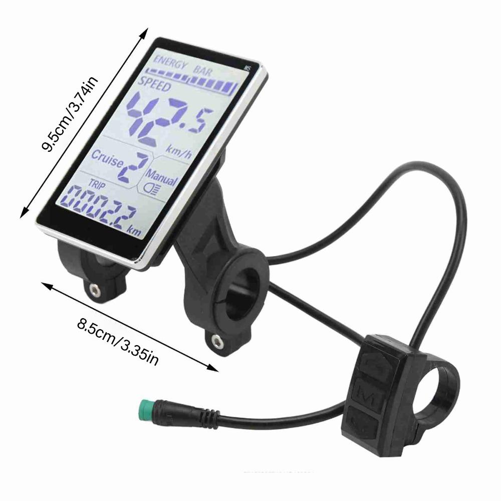 5 Pin Electric Bicycle LCD Display E-bike LCD Display Control Panel  Scooter Accessories