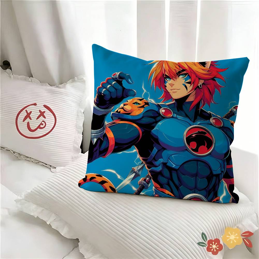 pc ThunderCats Classic Cartoon Pillow Case Fashion Square Pillowcase Bedroom Sofa Room Ins Decoration Leisure
