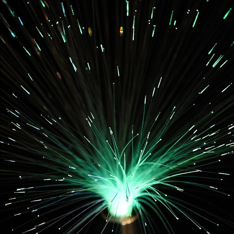 Многоцветный светодиодный оптоволоконный свет, ночник, праздник, свадьба, украшение дома, ночное освещение, лампы