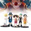 5pcs One Piece Role Pvc Toy Model Desktop Decoration Children Gift Christmas