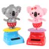 Kawaii Мультфильм Коала Украшения Солнечная Энергия Качая Голова Игрушечный Автомобиль Украшение Декор