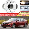 Козырек на чехол автомобиля для Honda Civic MK10 10-го поколения FC FK 2016~ Защита от УФ-лучей и солнца на лобовое и боковые стекла Автоаксессуары