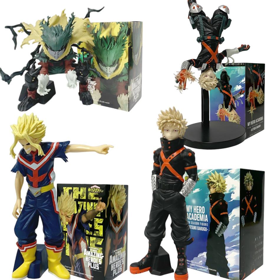Набор Фигурок My Hero Academia Всемогущий Мидория Бакуго ПВХ Коллекционные Аниме Фигурки Для Фанатов