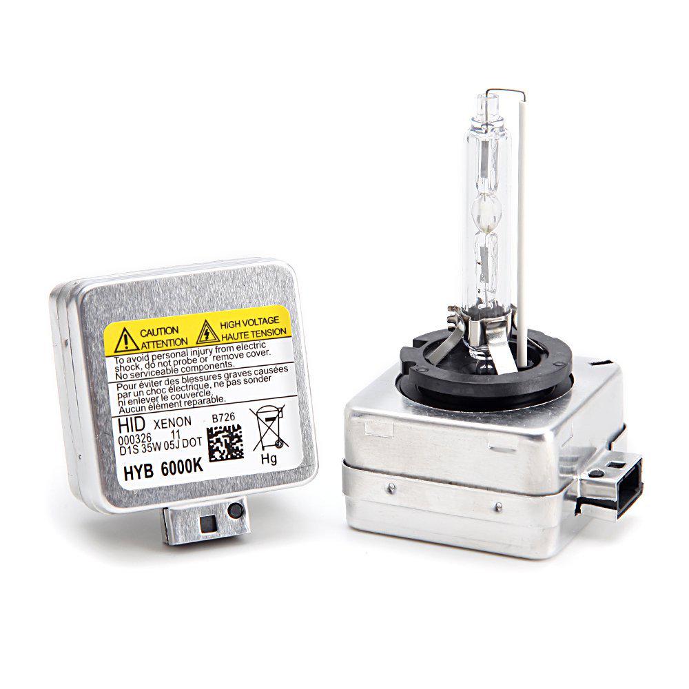(4300К 6000К 8000К ) 35W D1S Автомобильная ксеноновая лампа для замены фар HID (Упаковка из 2 шт.)