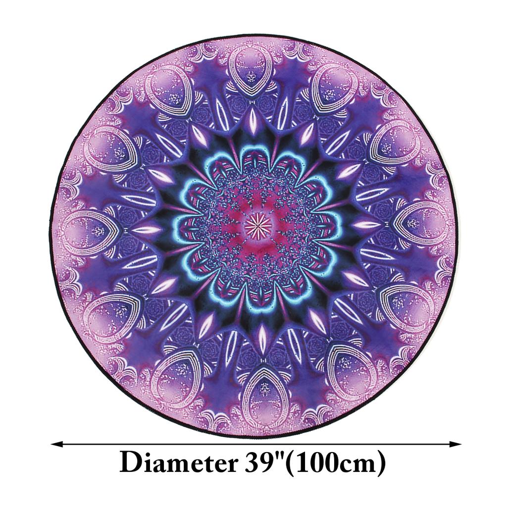 120/100/80/60 см круглый ковер, напольный коврик для йоги, украшение для гостиной, детская спальня, стул, коврики, ковер Мандала, нескользящий