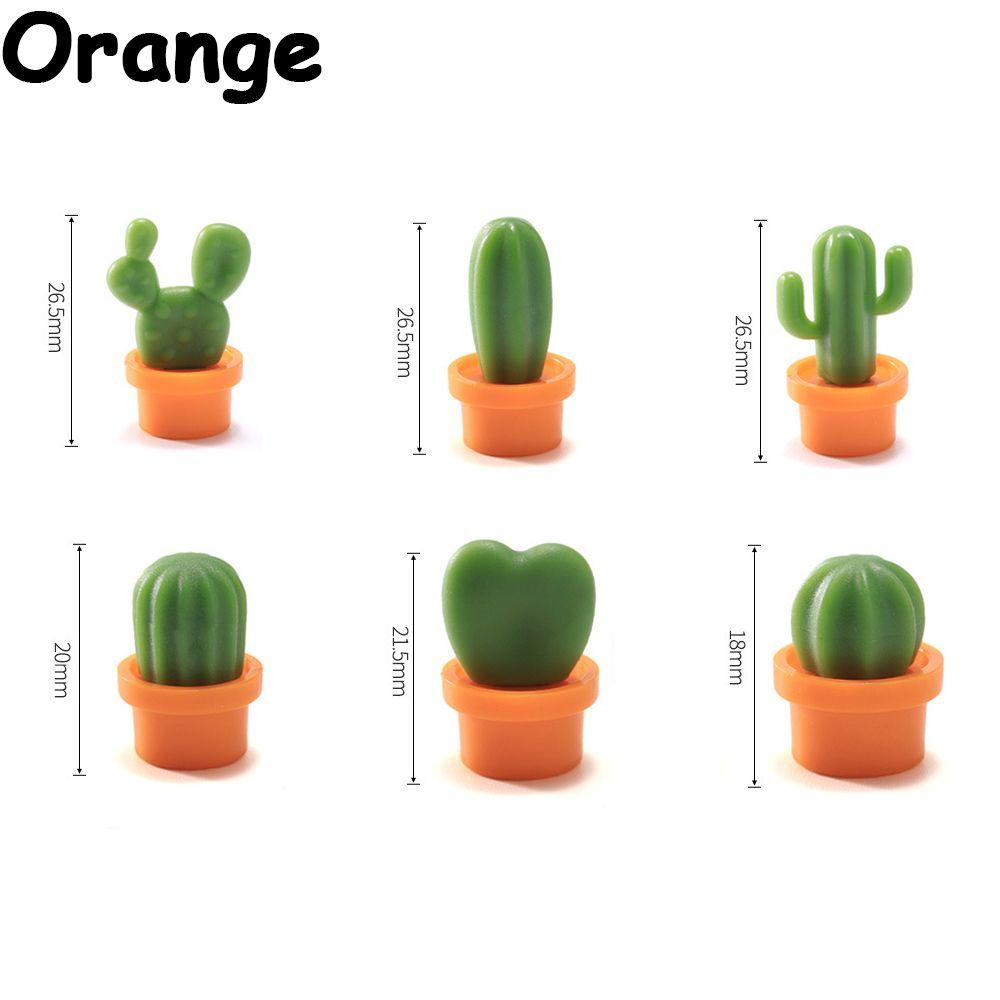 Board Home Decoration Magnetic Stickers Succulent Potted Simulation Cactus Refrigerator Magnet