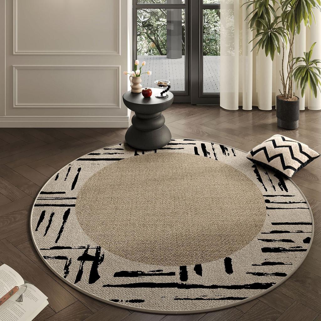 Living Room Carpet Dirt Resistant Easy To Maintain Modern Simple Non Slip Mat Easy To Maintain Circular Carpet
