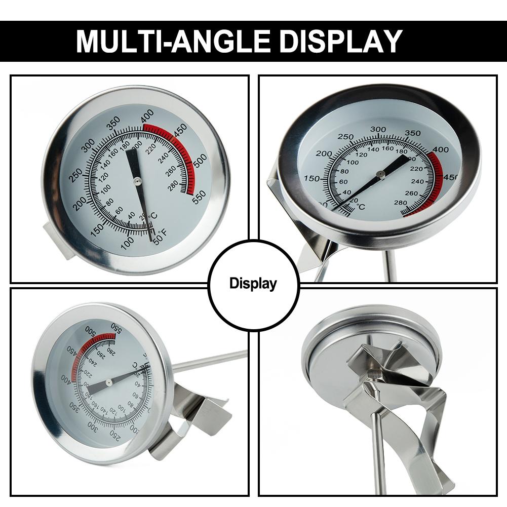 White Thermometer 1PCS 20 40cm Silver Stainless Steel