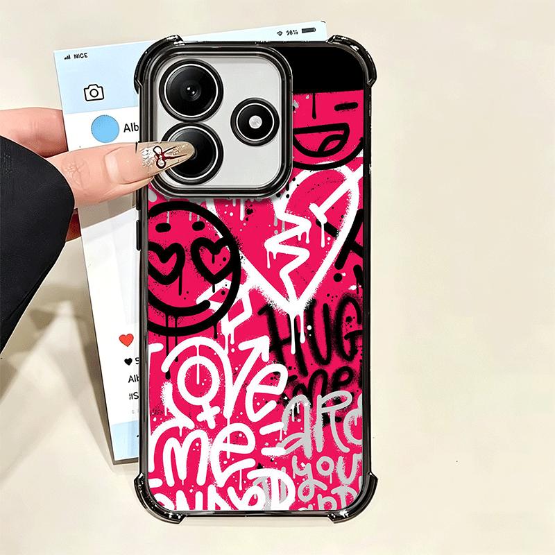 Модный чехол для телефона с граффити, мягкий, для Xiaomi Poco X7 X8 Pro Max X6 X5 X3 F8 Ultra F7 M8 M7 M5S Redmi 15C 15A 15 14C 13C 12C 1