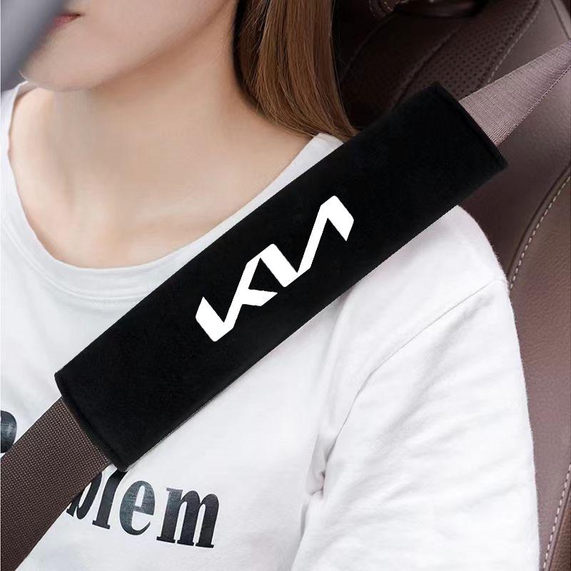 Car Seat Belt Cover Shoulder Protector Cushion Pads For KIA sportage cerato Optima K2 K3 K4 K5 rio soul stonic Car Accessories xwgln00