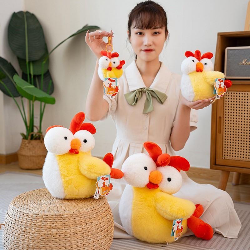 Rooster Cute Plush Toy Adorable Cartoon Sleep Soother Girls Kids Gift Birthday