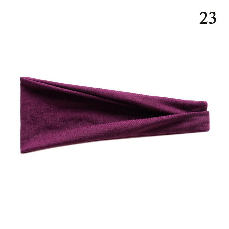 1 шт. Женская повязка на голову Тюрбан Однотонная Эластичные резинки для волос Повязка для волос для йоги Модная повязка для макияжа Обруч для волос Аксессуары для волос