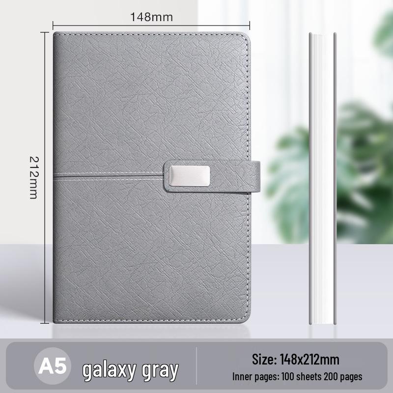 Подарочный набор A5 Премиум: Персонализированный деловой блокнот/Диктофон для встреч с индивидуальным логотипом.
