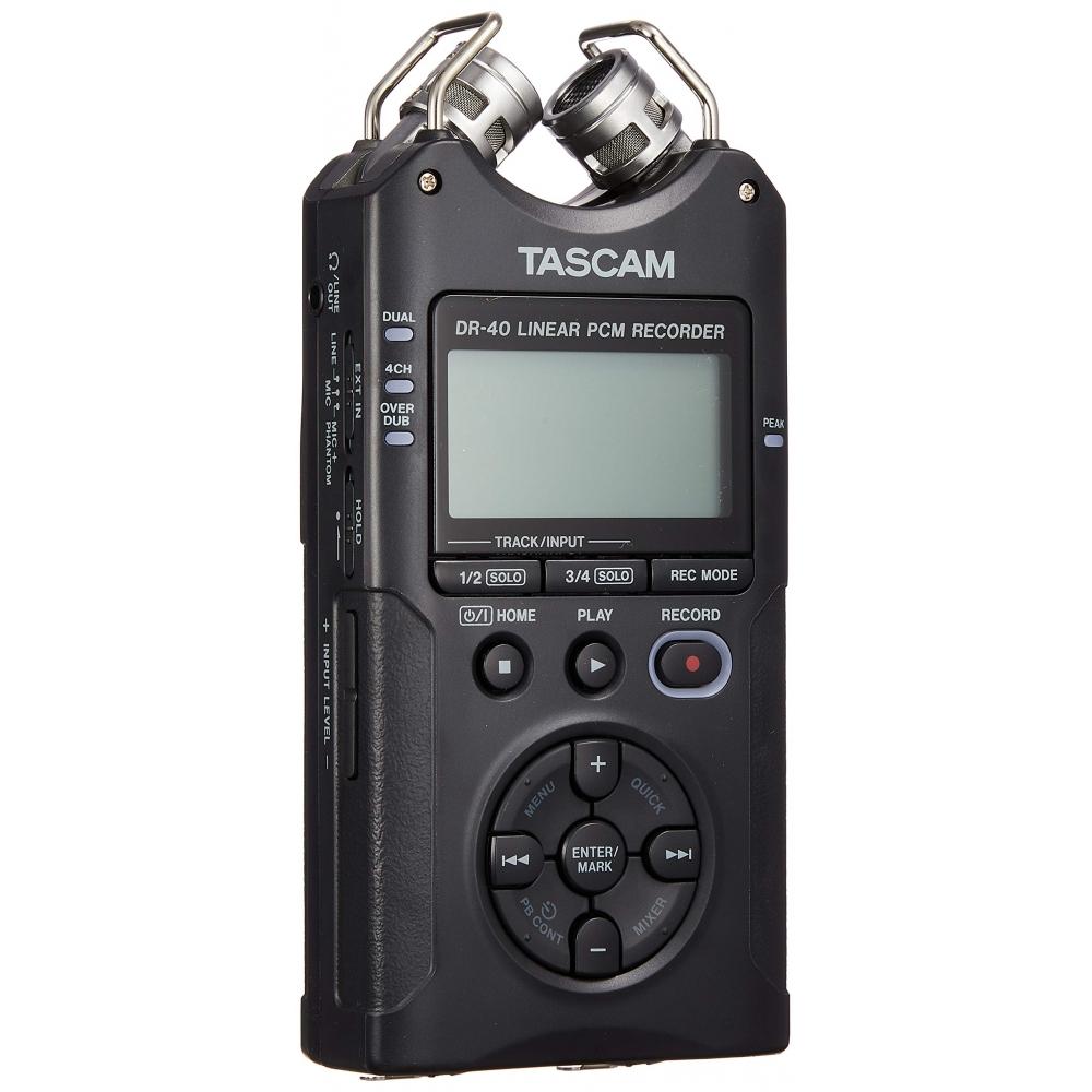TASCAM DR-40 VER2-J 4ch Linear PCM Recorder 24bit96kHz High Resolution Handy Recorder Youtube ASMR Music Wild Bird Railway Recording