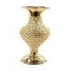 Handmade Metal Flower Vase with Beads Gold (25.4 Cm),