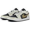 Jordan Air Jordan 1 Износостойкие Низкие Винтажные Баскетбольные Кроссовки Мужские Черно-Белые IH0649-021(Команда96-)