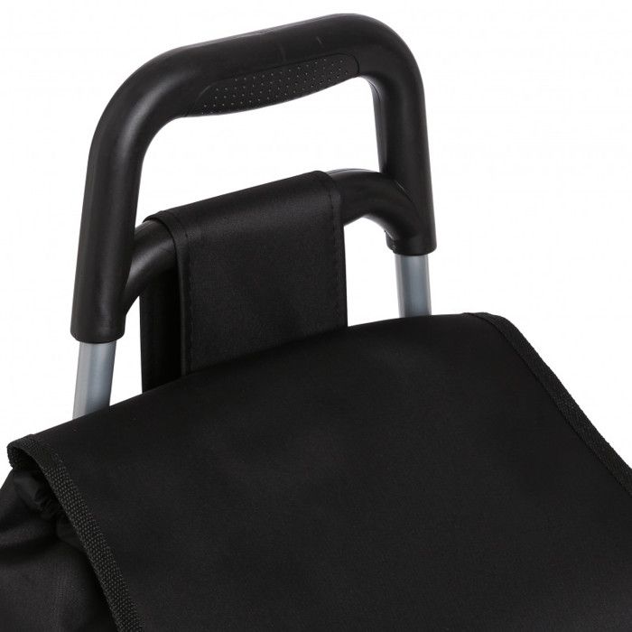 Atmosphera 2-wheel "Aquarelle" Foldable Market Cart - Black