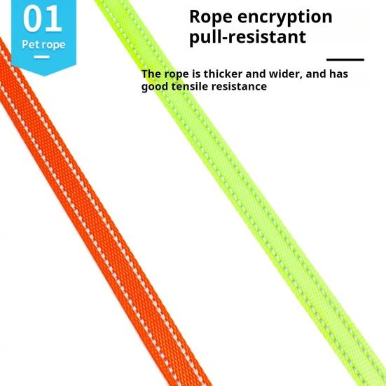 2 шт. двойной выдвижной поводок для собак для маленьких собак, 360-градусный пояс для выгула собак, не спутывающийся, со светодиодной подсветкой и мешками для фекалий для бега, походов, тренировок