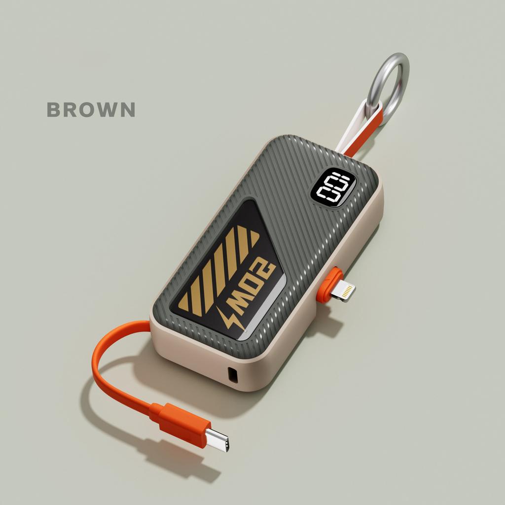 Портативный внешний аккумулятор 5000 мАч, капсульный внешний аккумулятор, быстрая зарядка, большая емкость, компактное и портативное зарядное устройство