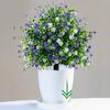 Artificial Potted Tree with Ground Stakes, UV Resistant Outdoor Faux Camellia Topiary Plants, Lifelike Fake Camellia Shrubs Bushes for Front