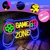Неоновая светодиодная вывеска для игровой зоны, игровое освещение для подростков, мальчиков, детей, на дни рождения, Рождество, декор для игровой комнаты, подарки на стену, в спальню