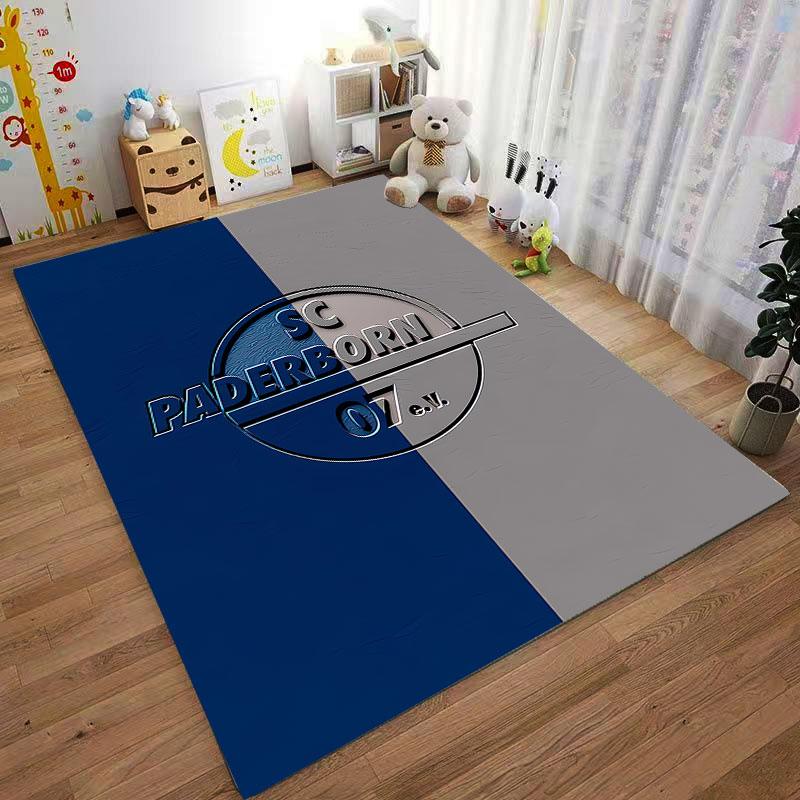SC Paderborn Logo Carpet suitable as a non-slip mat for the living room or bedroom sofa