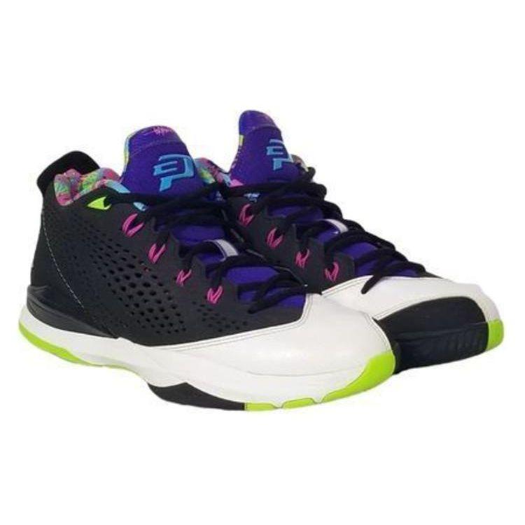 Air Jordan CP3.VII Bel Air Men Sneakers Black Gamma-Blue-White-Flash-Lime 616805-015