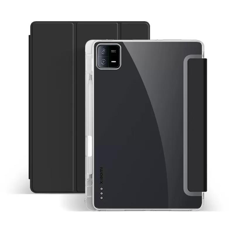 Чехол для Xiaomi Pad 6S Pad6S Pro с держателем для ручек, магнитный прозрачный акриловый жесткий чехол для ПК для Xiaomi Mi Pad 6 5 SE, 11-дюймовый чехол для планшета