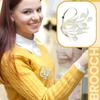 Ladies' Exquisite Brooch, Swan Brooch, Animal Brooch