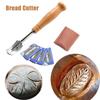 With 5pcs Replacement Blades Arc Curved Dough Slicer Bread Lame Cutter Toast Knife Baking Tools