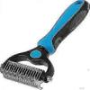 Pet Grooming Brush, Professional Dematting Comb For Dogs Cat Undercoat Rake Dog Good