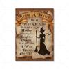 Being A Witch Is A Way Of Life Poster Witch Quotes Wall Art Halloween Decor Witch Sign Art Print Pictures Retro Canvas Painting