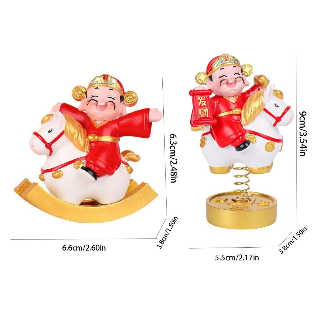 Year of The Horse 2026 Horse Year Figurines Resin Horse Statue Office Decoration