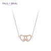 Paul Brial Pybn0189 Double Heart Necklace