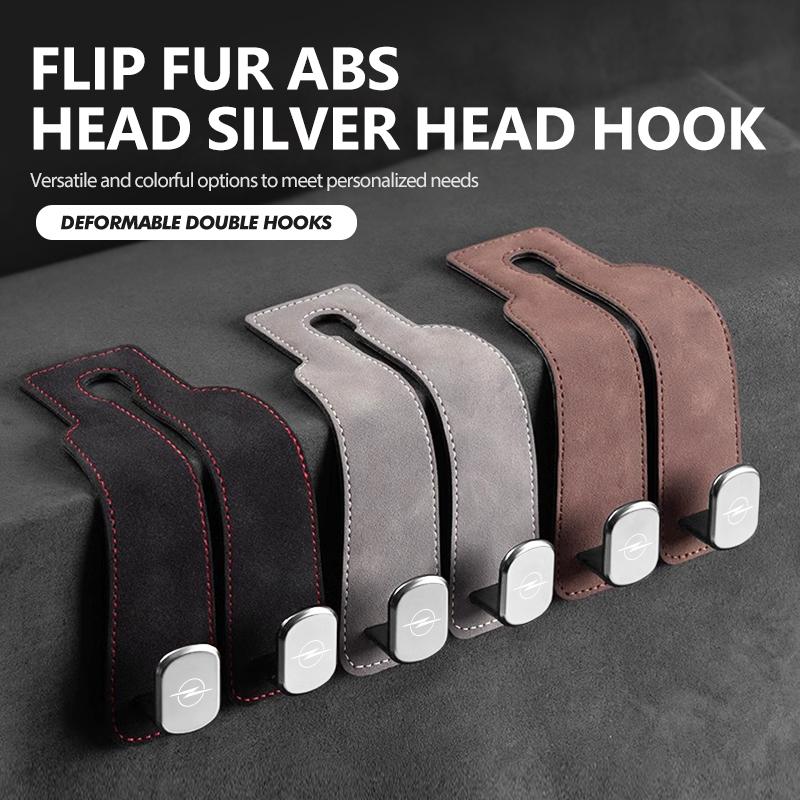 Rear Seat Hanging Dual Hook Suede Hanger Handbag Clothes Bracket For Opel Corsa Mokka Astra Cascada Adam Insignia Meriva Vectra