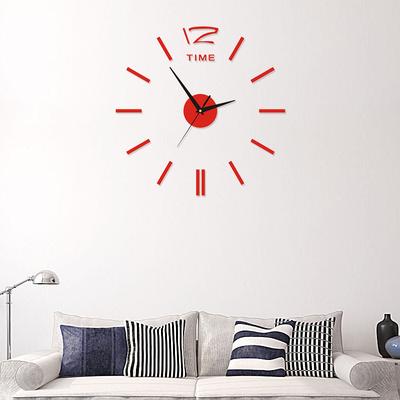 Настенные акриловые часы в европейском стиле для гостиной, креативные DIY художественные часы, простые настенные часы, декоративные настенные наклейки, часы