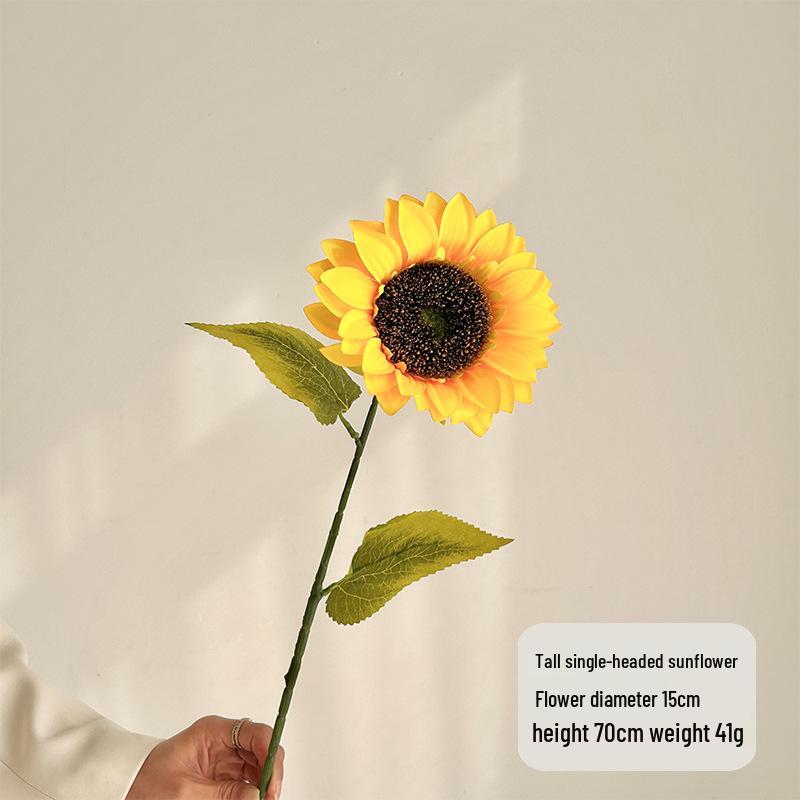 Букет подсолнухов - Искусственные шелковые цветы для украшения гостиной, офиса, спальни
