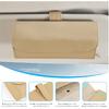 Sunglasses Holder For Car Sun Visor, Leather Auto Eyeglasses Organizer Box With Hidden Magnetic Closure, Vehicle Glasses Case Clip Holder, Car