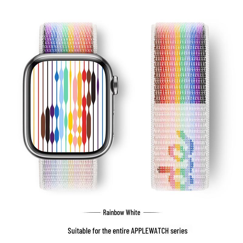 Нейлоновый плетеный ремешок для Apple Watch Ultra, Series 9-4