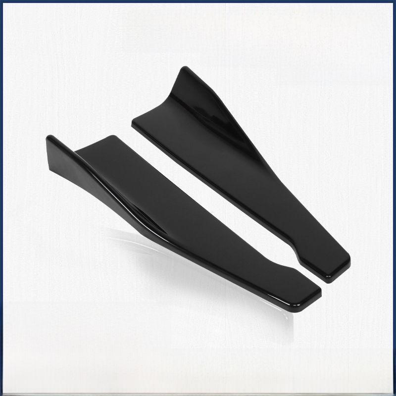 Универсальная защитная пластина для заднего угла 48 см, ярко-черная, украшение для задней лопаты автомобиля - Автозапчасти