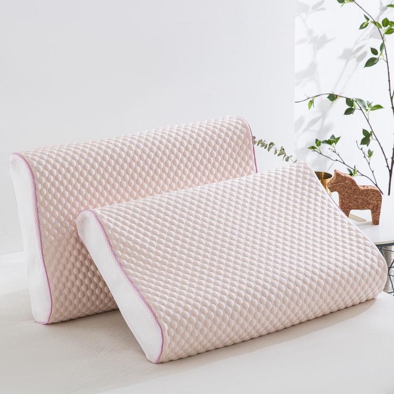 Simple Polyester Ice Silk Pillowcase for Latex Pillows All Season Home Bedding Universal Fit Soft and Breathable