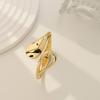 Trendy Alloy Opening Bangles Bracelets Charm Gold Color Statement Cuff Bangles for Women Irregular Cuff Open Bracelet Jewelry