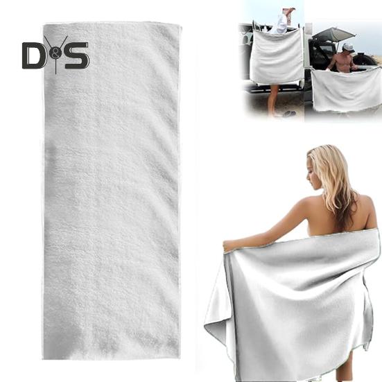 Магнитное банное полотенце 190 см x 76 см, быстросохнущее, впитывающее, пляжное полотенце, ткань с магнитной застежкой, полотенце для йоги, плавания, кемпинга