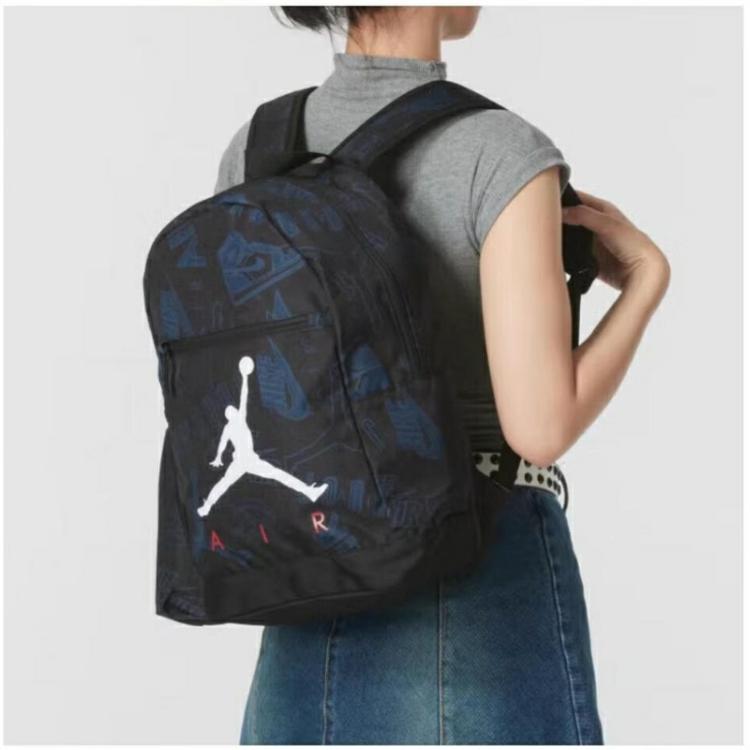 New Jordan Polyester Backpack Regular Unisex Black DJ5649-013
