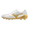 Mizuno Elite Neo2 II Elite MD Круглый носок Шнуровка FG (Резиновые длинные шипы) Натуральная трава Нескользящие футбольные бутсы Мужские футбольные бутсы Бело-желтые P1GA232052